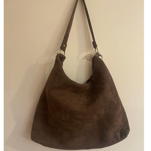 Bela Russo Dark Brown Suede Purse NWT - Picture 3 of 4